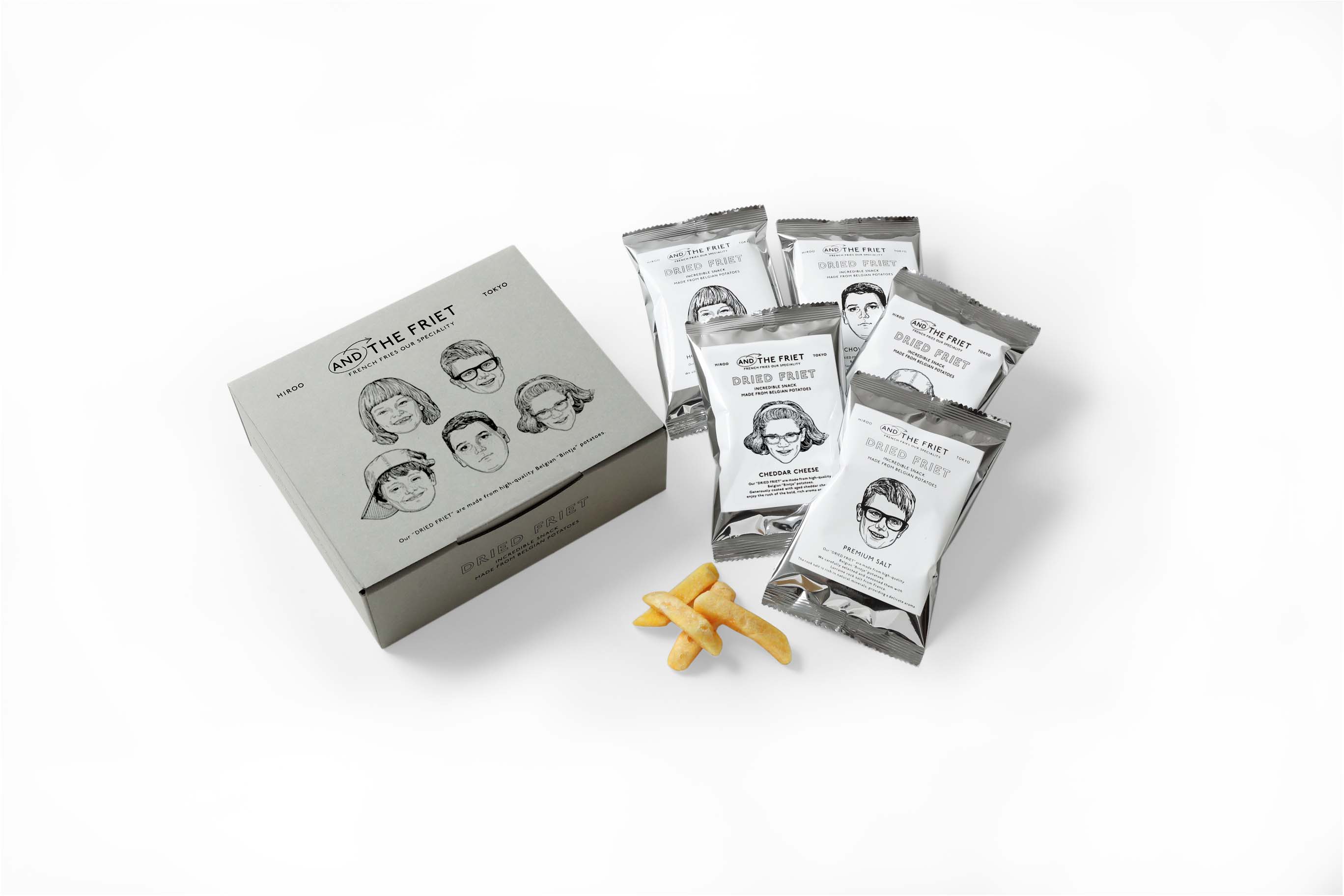 TRUNK(HOTEL) CAT STREET - AND THE FRIET GIFT BOX MINI 5PACKS - ギフト