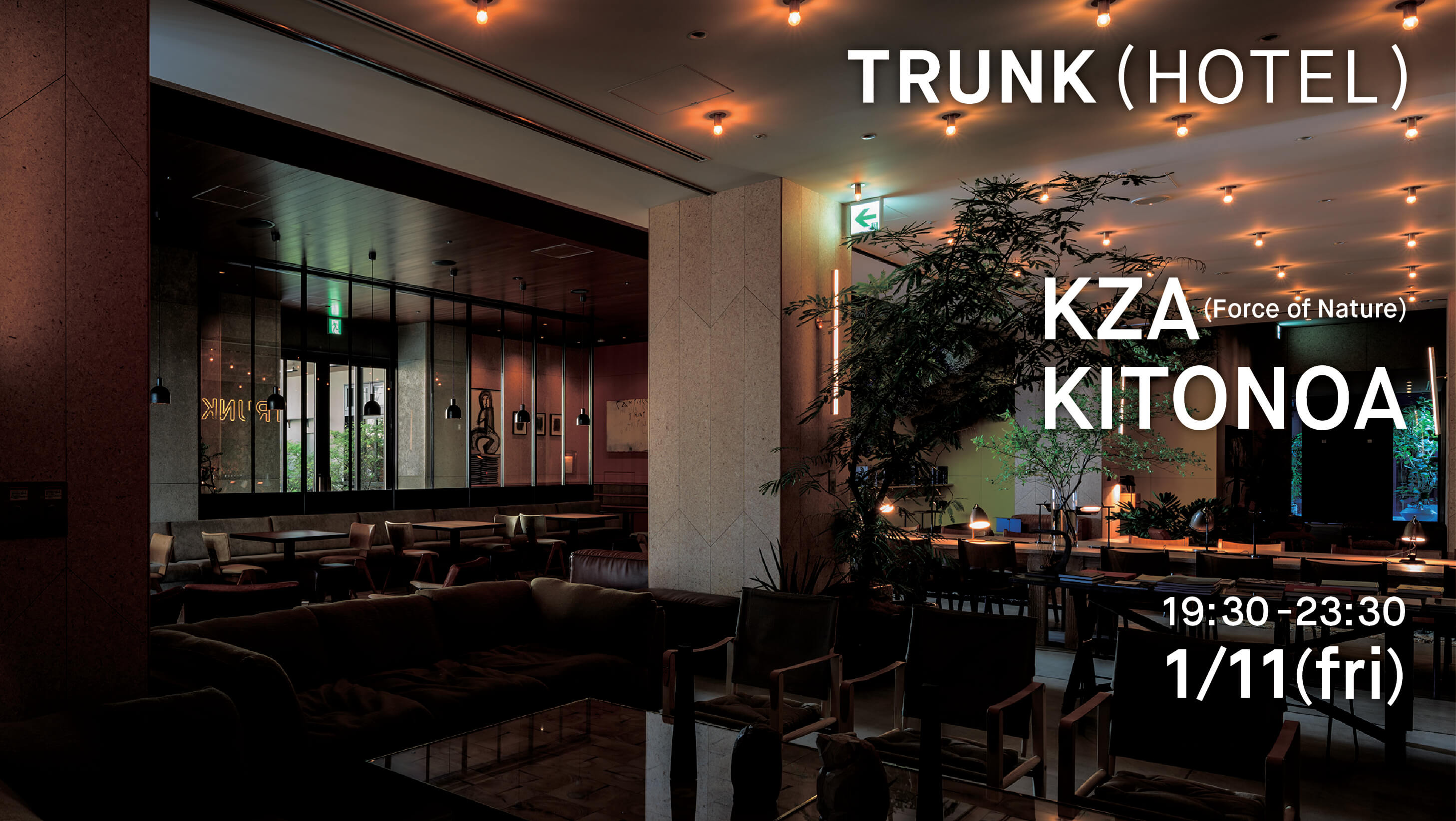 TRUNK(HOTEL) × KITONOA / KZA
