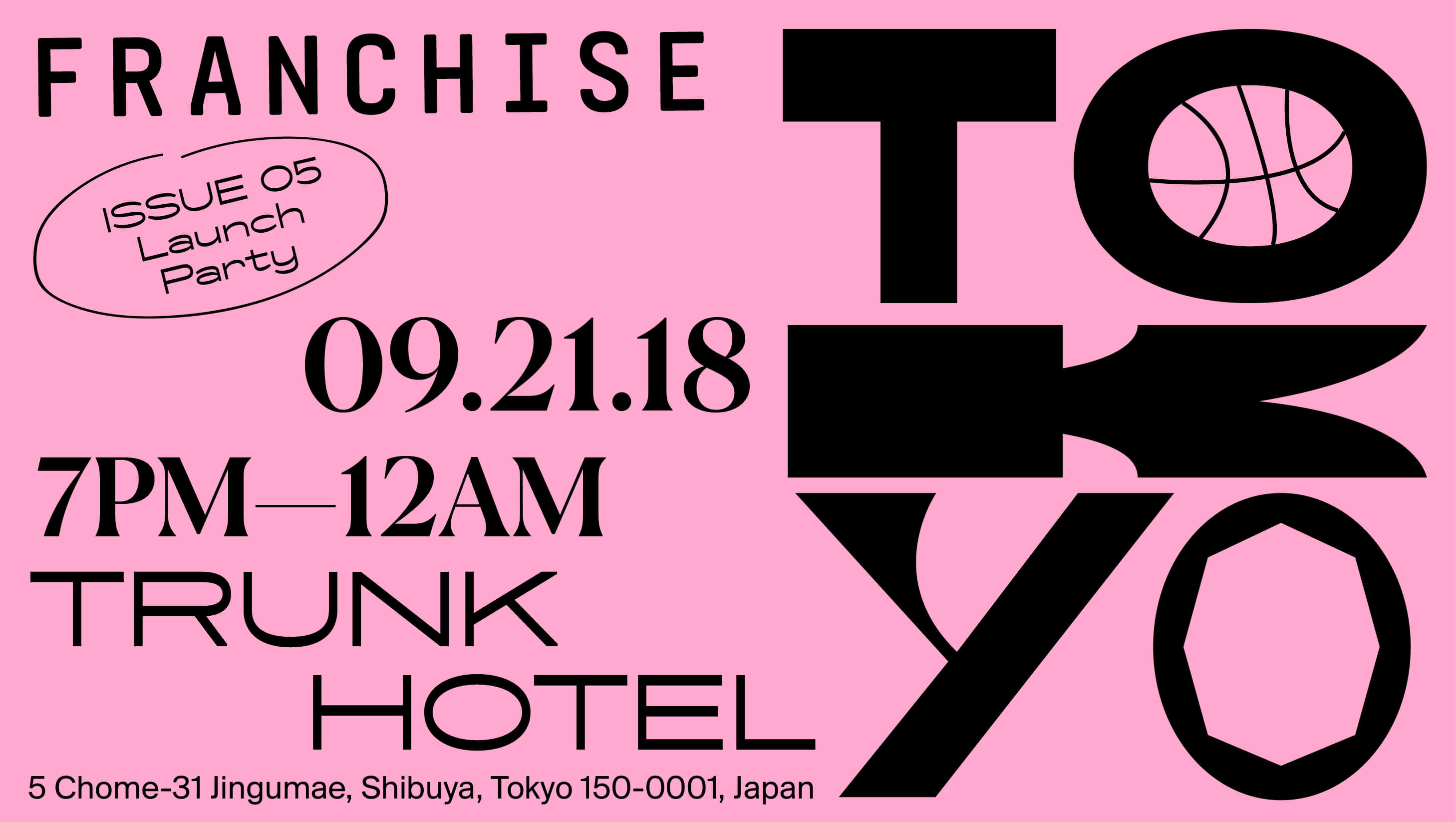 Franchise Issue 5 Tokyo Launch Party
