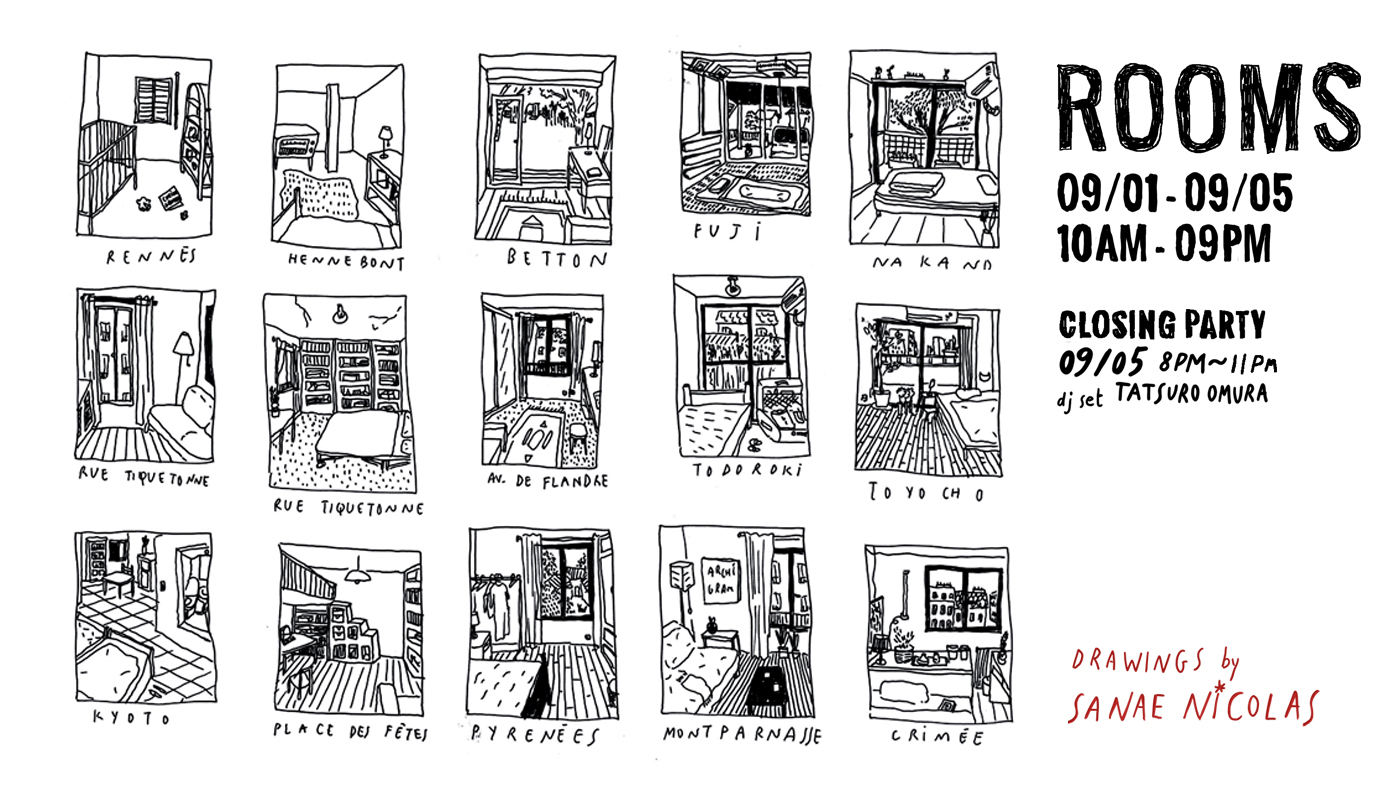 ROOMS DRAWINGS EXHIBITION