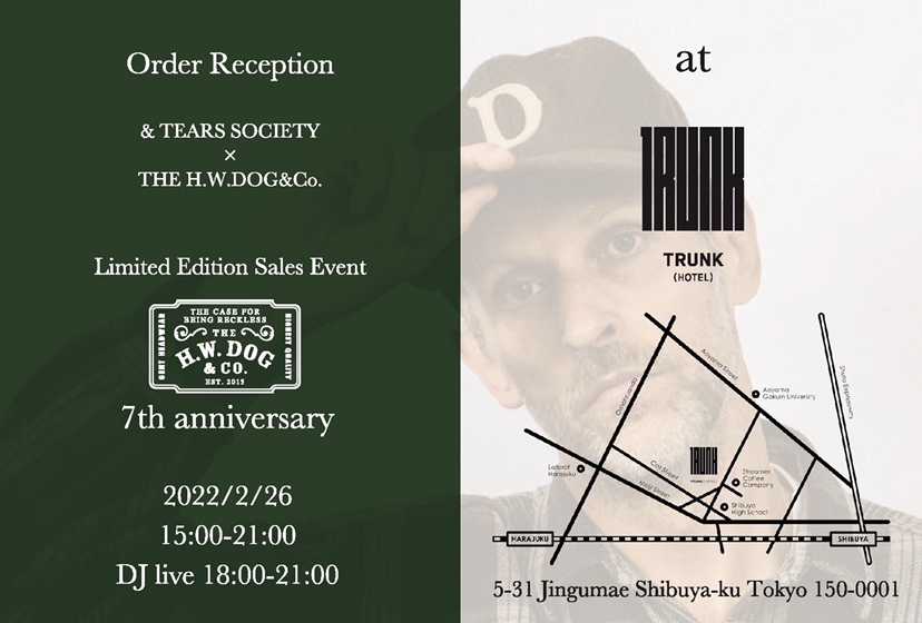 THE H.W.DOG&Co.  7th anniversary
