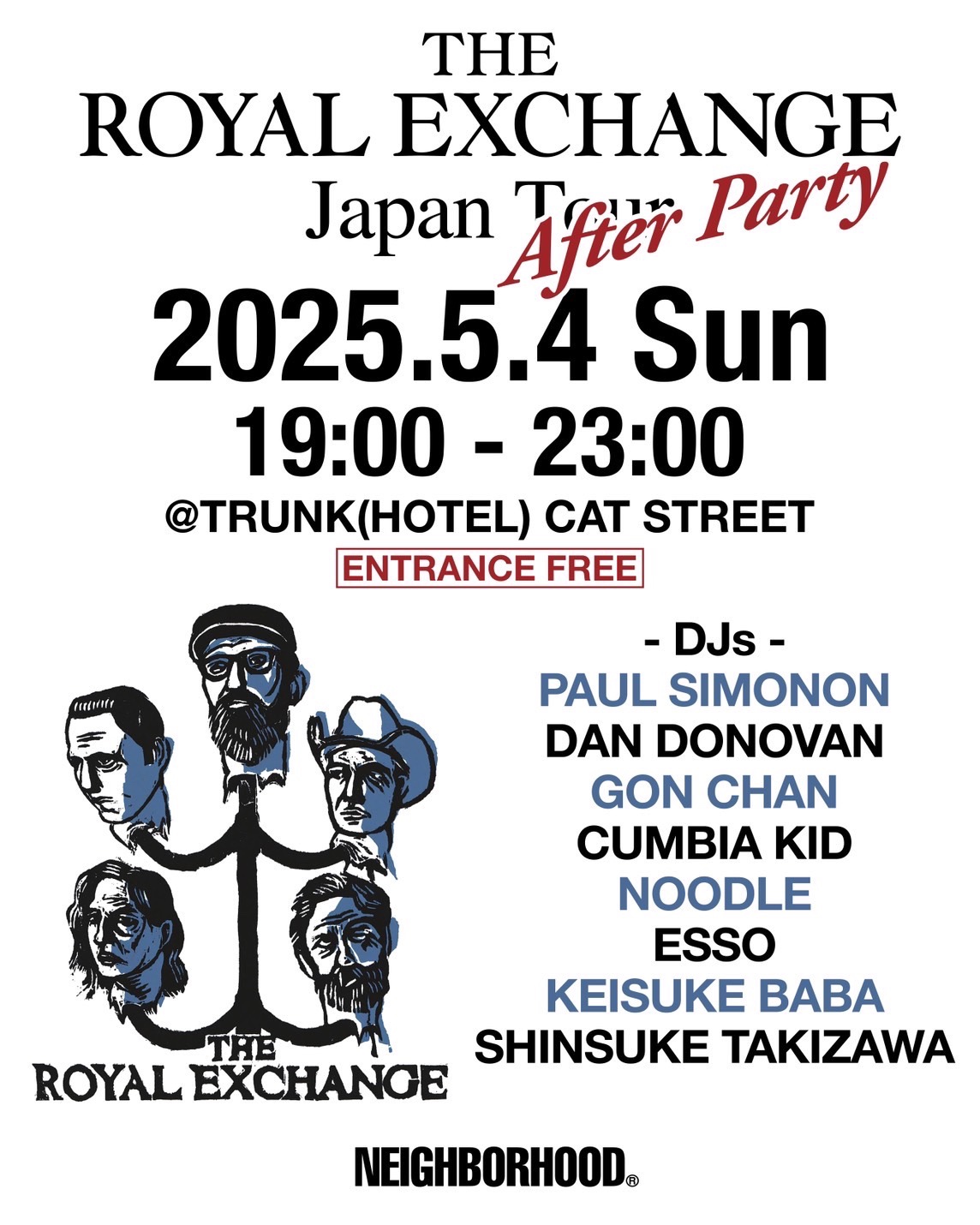 THE ROYAL EXCHANGE Japan Tour After Party