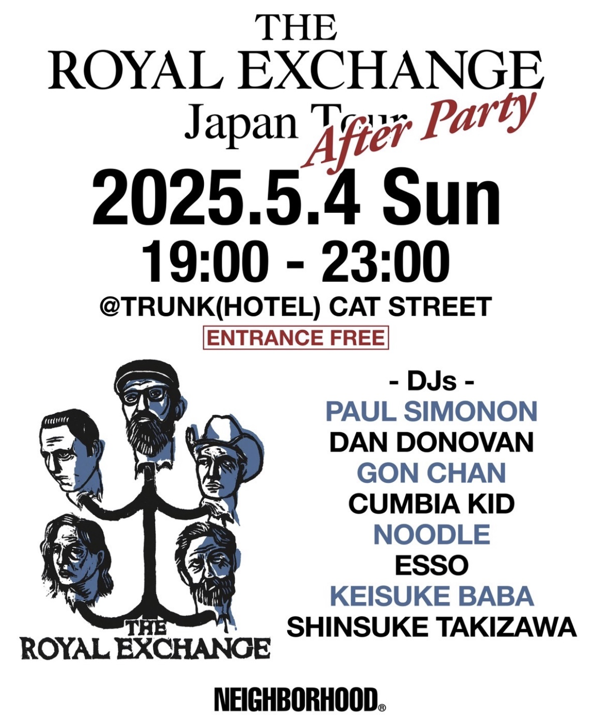 THE ROYAL EXCHANGE Japan Tour After Party ⁡